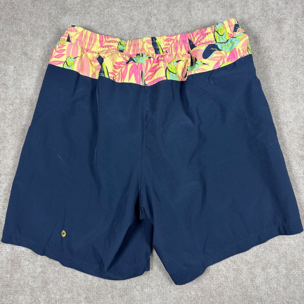 Birddogs Men's Sz L Boom For Your Boomstick 7" Shorts Navy Lined Classic Stretch